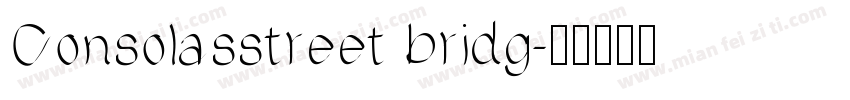 Consolasstreet bridg字体转换